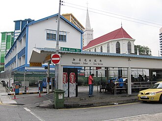 Singapore to Malaysia Taxi Terminal Ban San Street